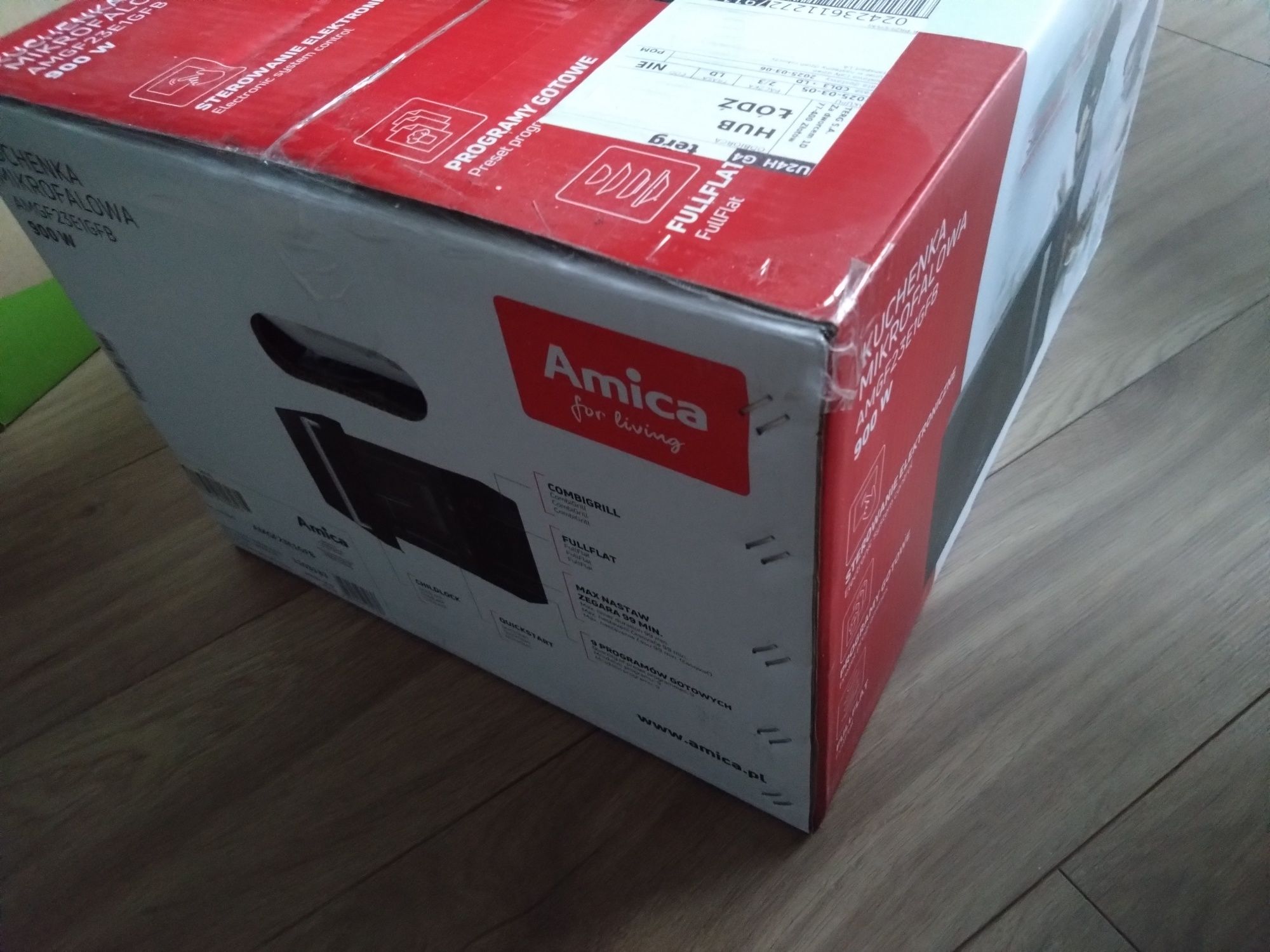 Kuchenka mikrofalowa Amica AMGF23E1GFB mikrofalówka NOWA