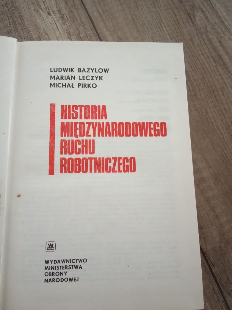 Historia Międzynarodowego Ruchu Robotniczego