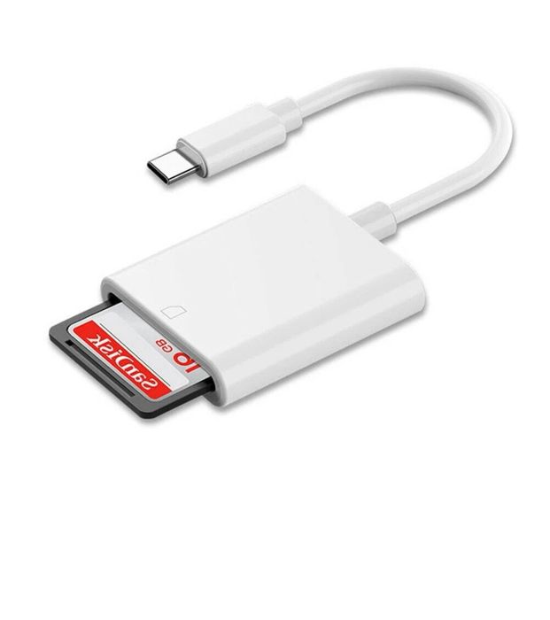 Adapter czytnika  kart  aparatu  fotograficznego  Z USB C NA SD