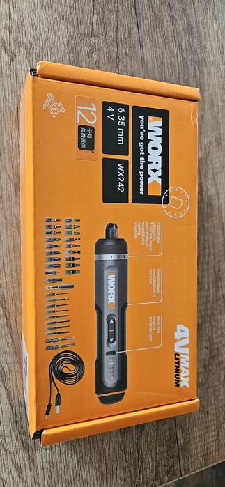 Wkrętak akumulatorowy worx wx 242