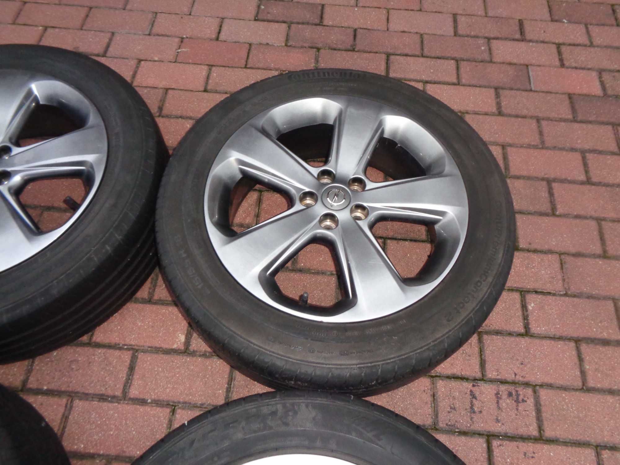 Alufelgi 18 Opel Mokka Astra J z oponami 6/7mm 5x105 ORYGINAŁ sr 56,6m
