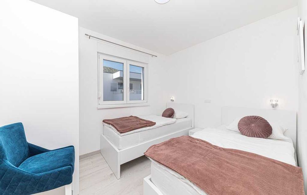 Wakacje, Chorwacja, okolice miasta Trogir, ładny apartament dla 5 osób