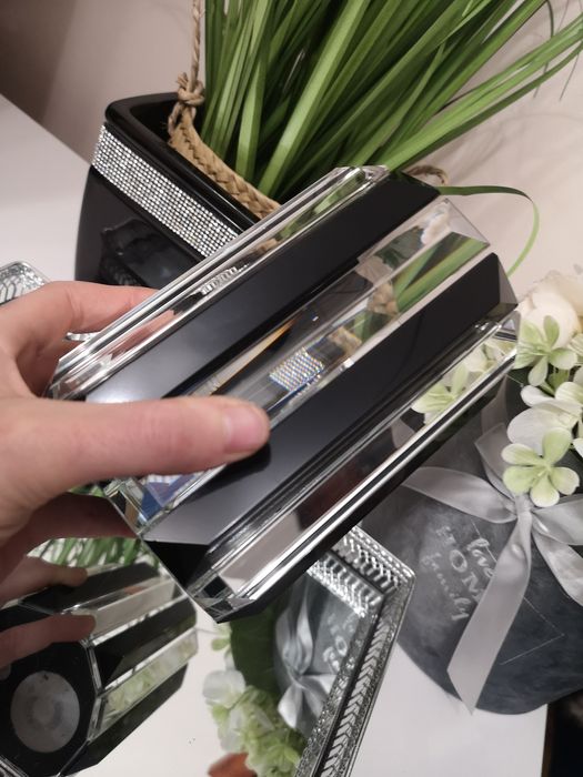 Elegancki szklany świecznik home & you