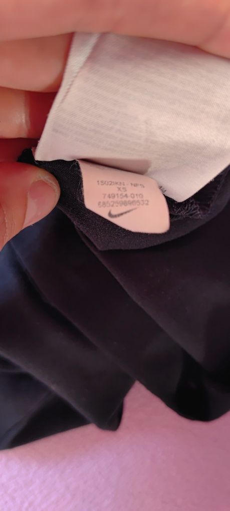 Bokserka damska czarna nadruk rozm xs Nike