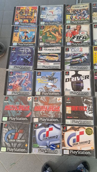 Jogos Ps1 Ps2 e Consola PlayStation 1 Completa PlayStation