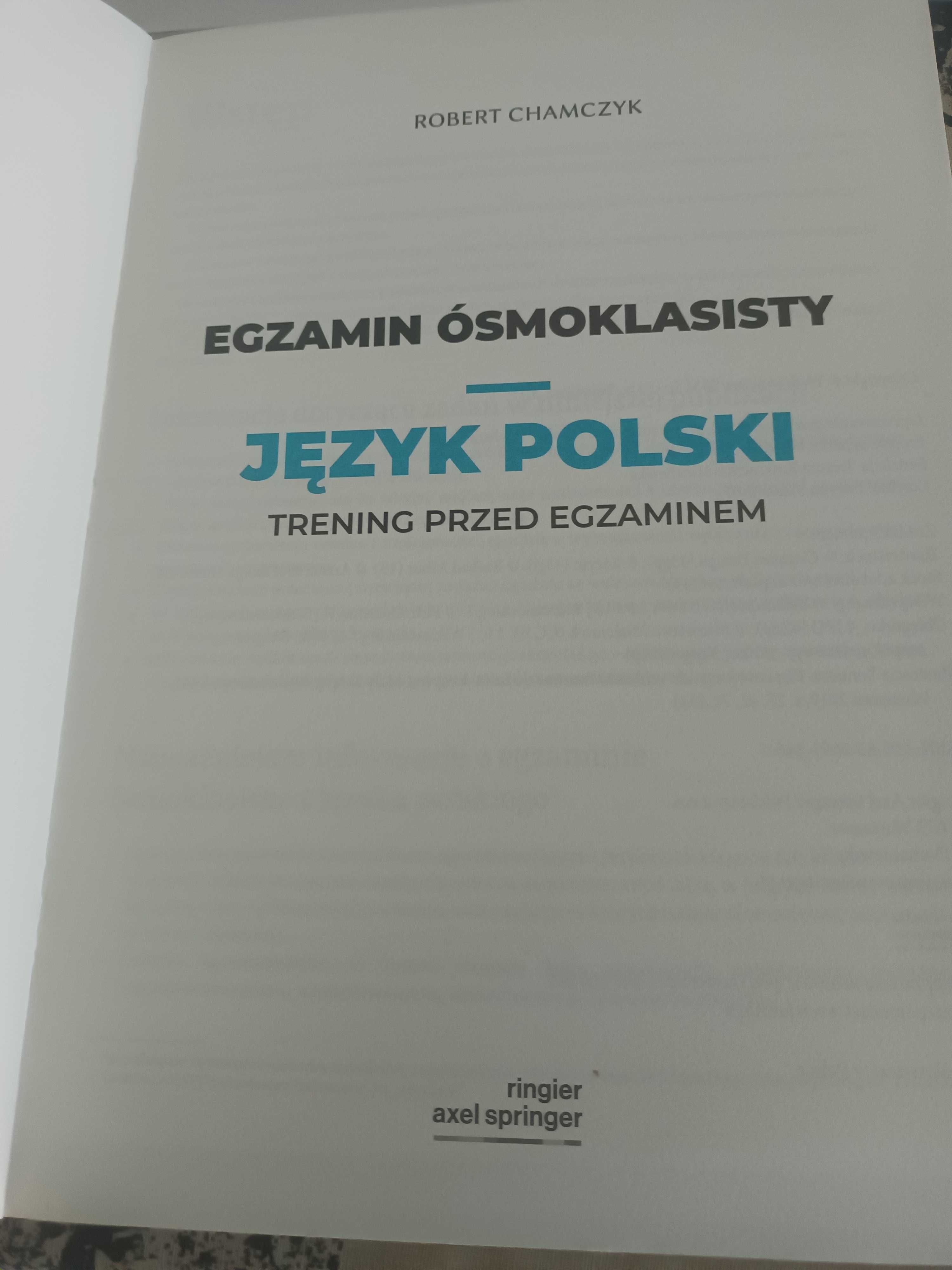 Egzamin 8-klasisty, j. polski, trening przed egzaminem