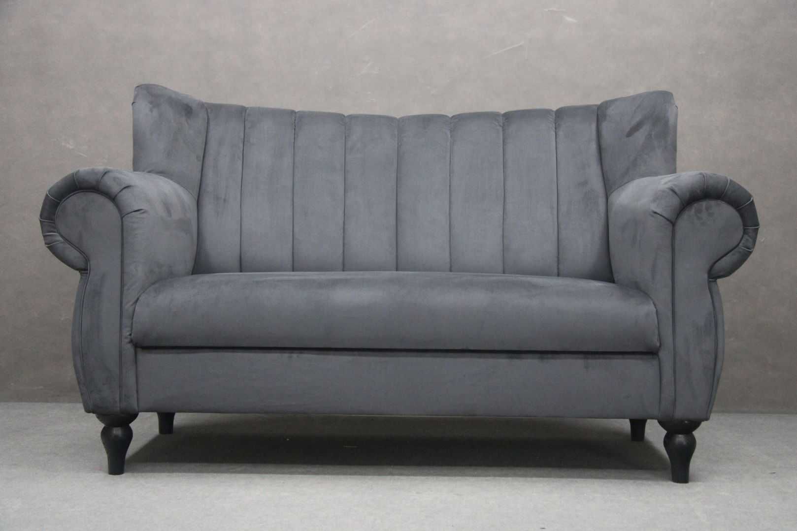 Sofa kanapa BAROCK grafitowa nowa wypoczynek 170 cm BGM24.pl B 3497