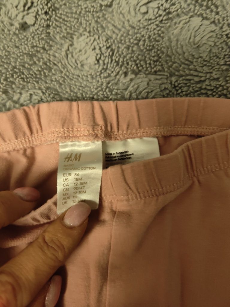 Paka legginsów 6sztuk h&m Zara 86/92