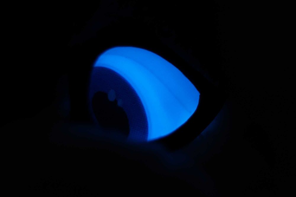 Oczy do fursuita świecące w ciemności druk 3D