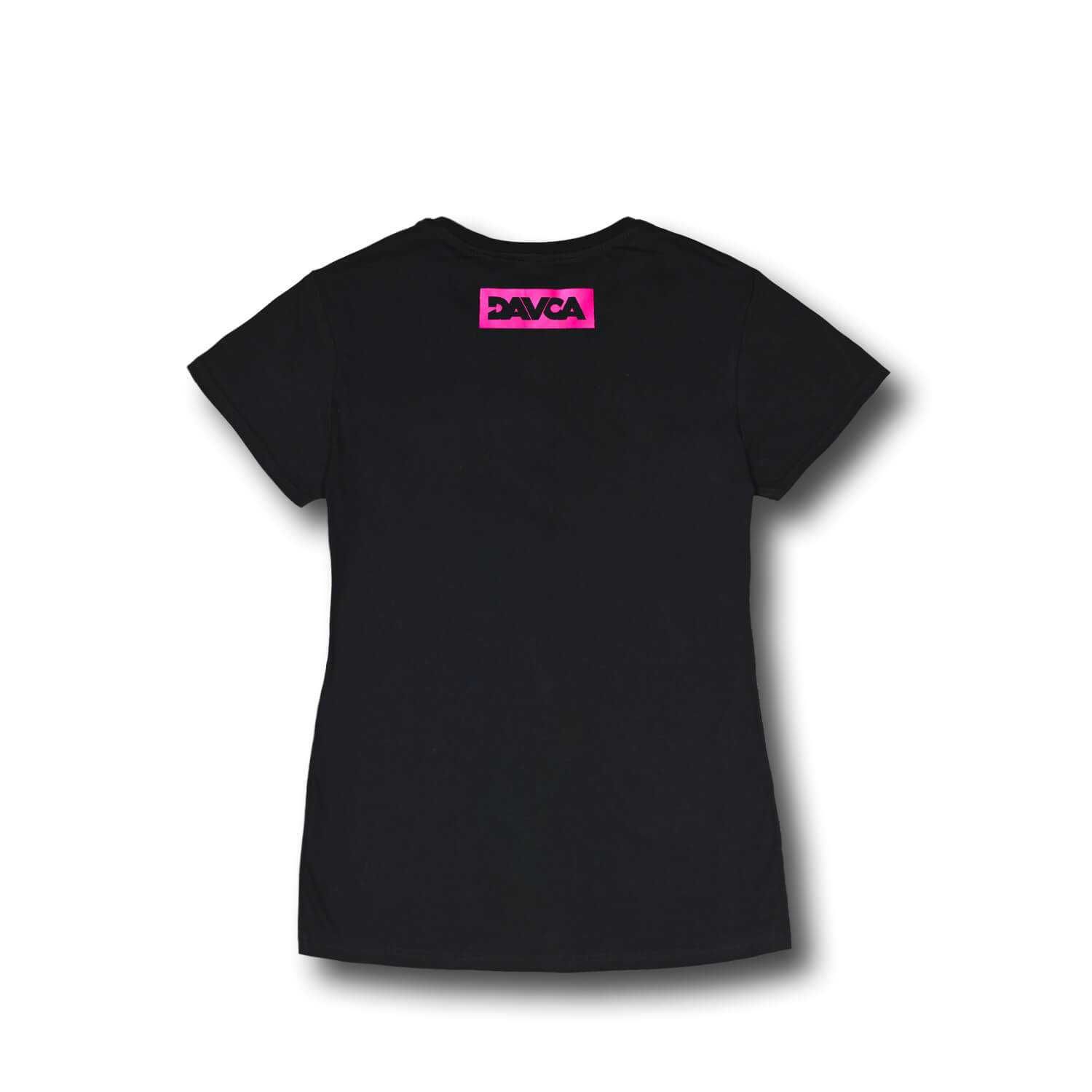 T-shirt DAVCA Pink Logo Lady Damski Koszulka