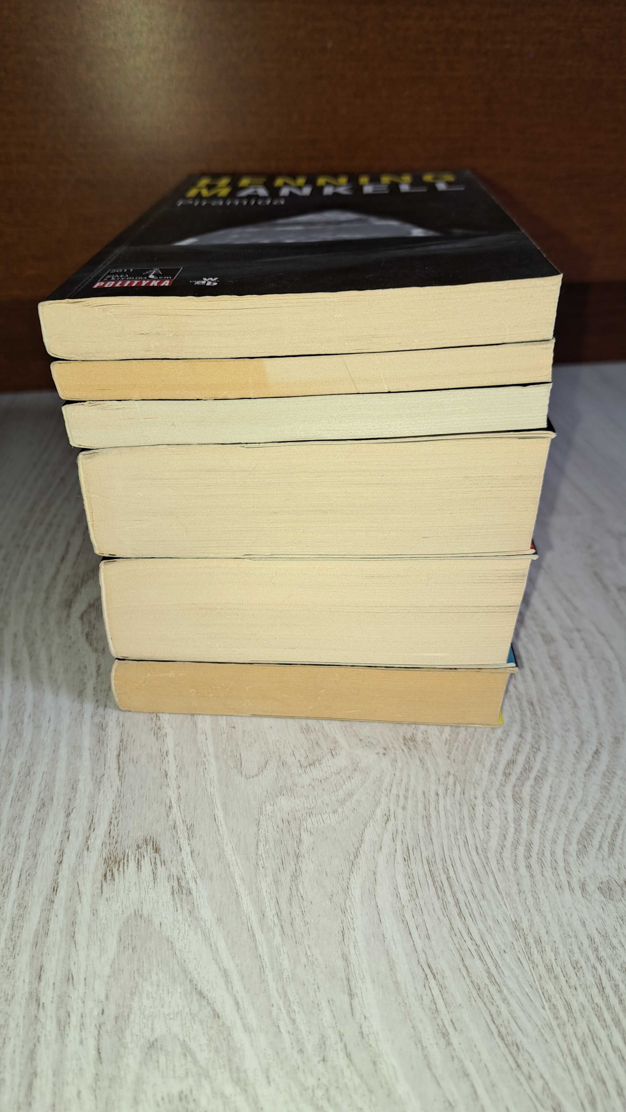 Mankell Piramida Cios Szczelina Psy z Rygi Niespokojny człowiek O krok