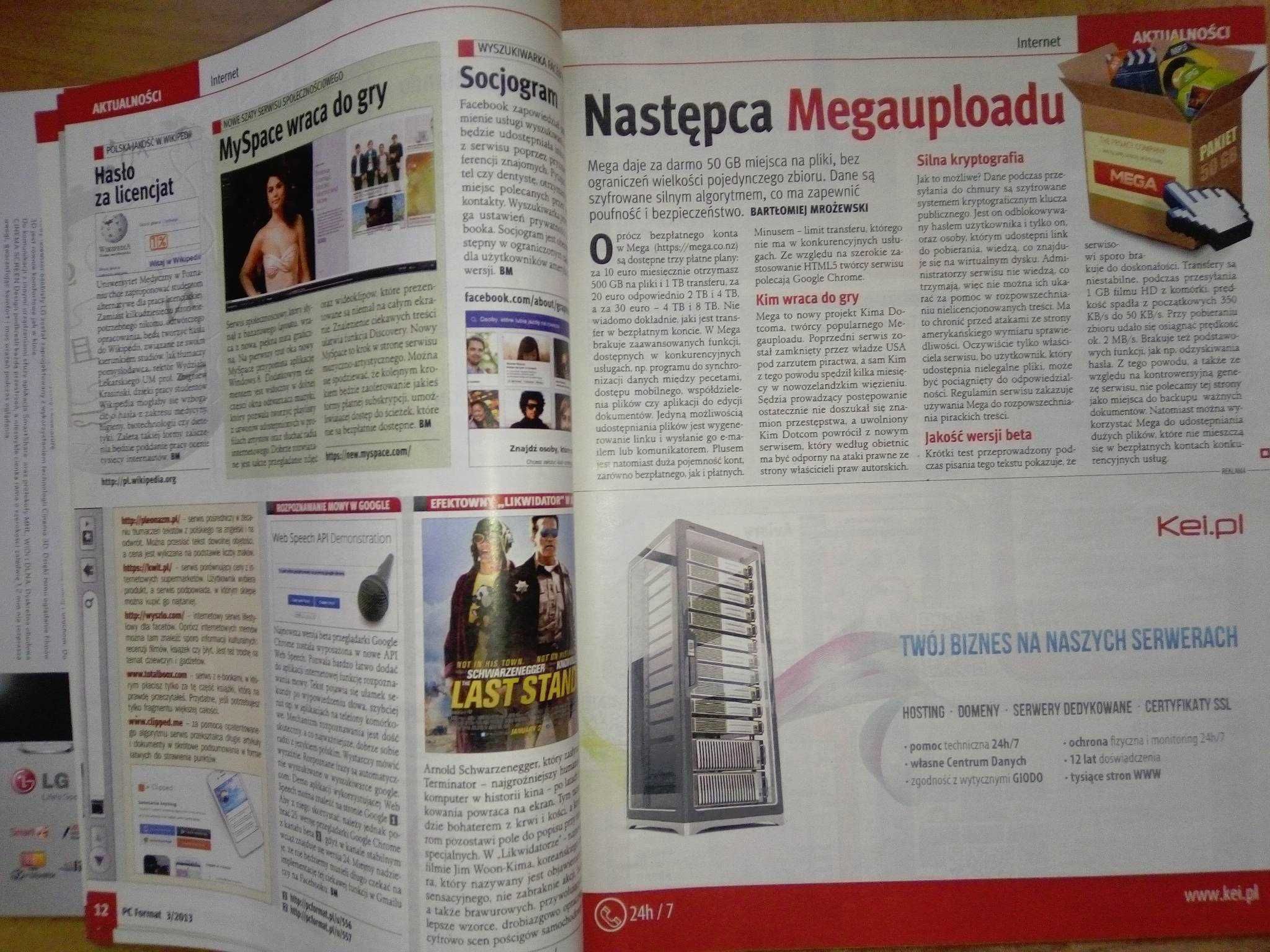 PC Format 3 2013 marzec (151) Gazeta + płyta CD Czasopismo