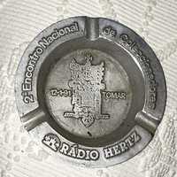 Cinzeiro em Estanho Radio Hertz 2 Encontro Nacional de Coleccionadores