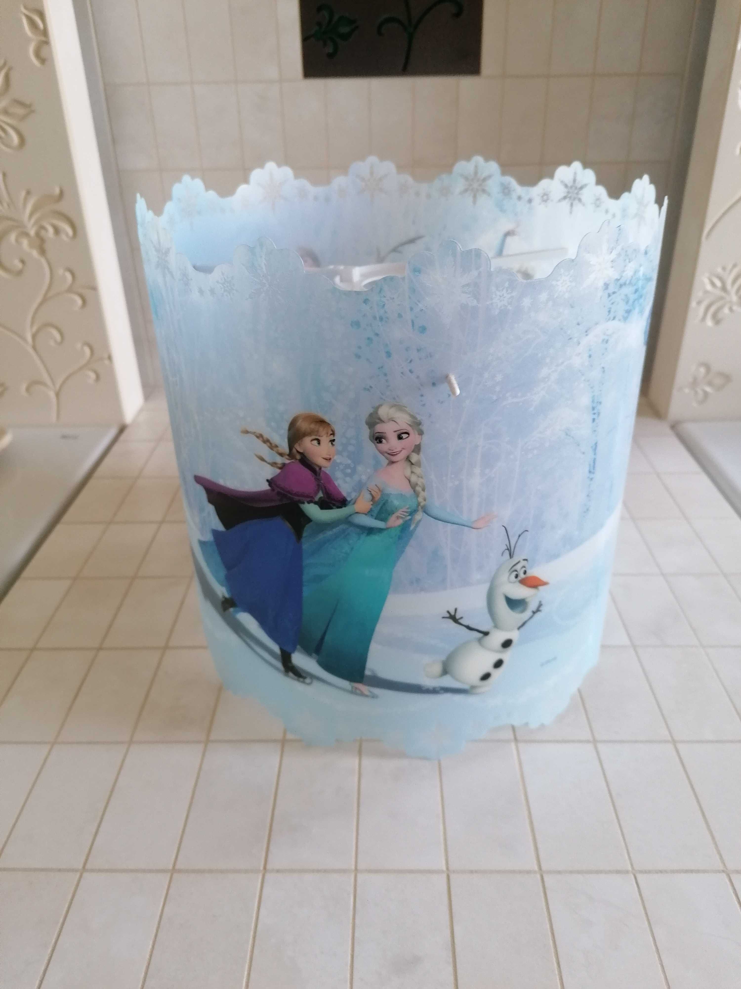 Lampa z abażurem z bajki Frozen