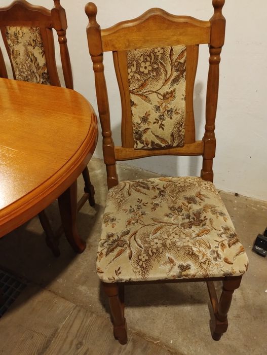 Stół MAX 250 cm + 6 krzeseł. DREWNODowóz do 50 km Gratis