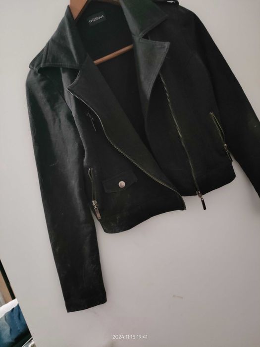 Motivi_Bluza / Narzutka_ Krótki / Czarny_Bawełna / 36_Okazja