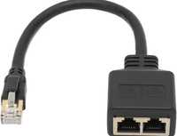 Rozgałęźnik Sieci RJ45 od 1 do 2 Portów Ethernet, Rozdzielacz Kabla Si