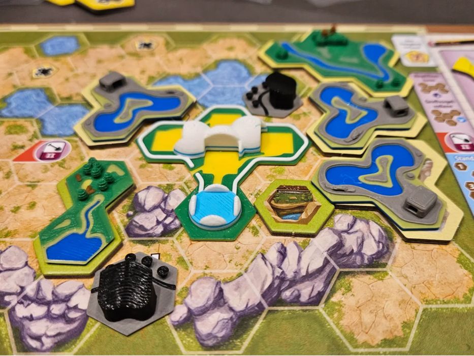 Marcadores 3D Ark Nova Jogo Tabuleiro
