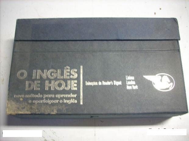 Curso de Inglês "O INGLÊS DE HOJE", com 24 discos em vinil
