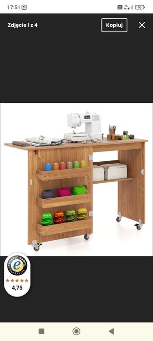 Nowy stół do szycia