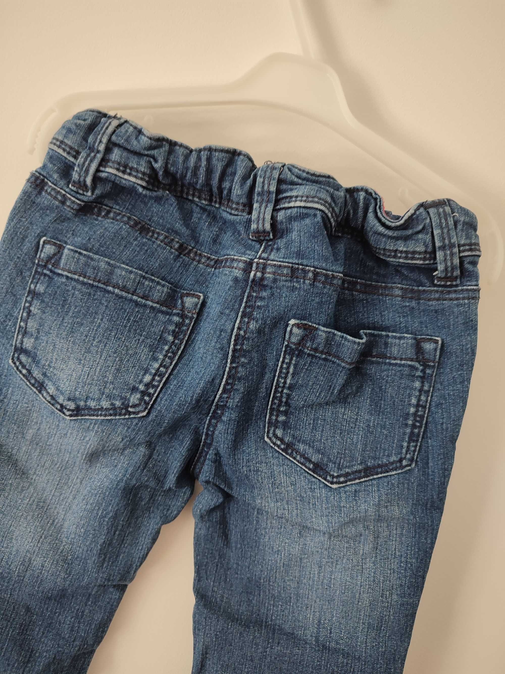 Palomino C&A rozmiar 98 spodnie jeansowe z regulacją w pasie jeans