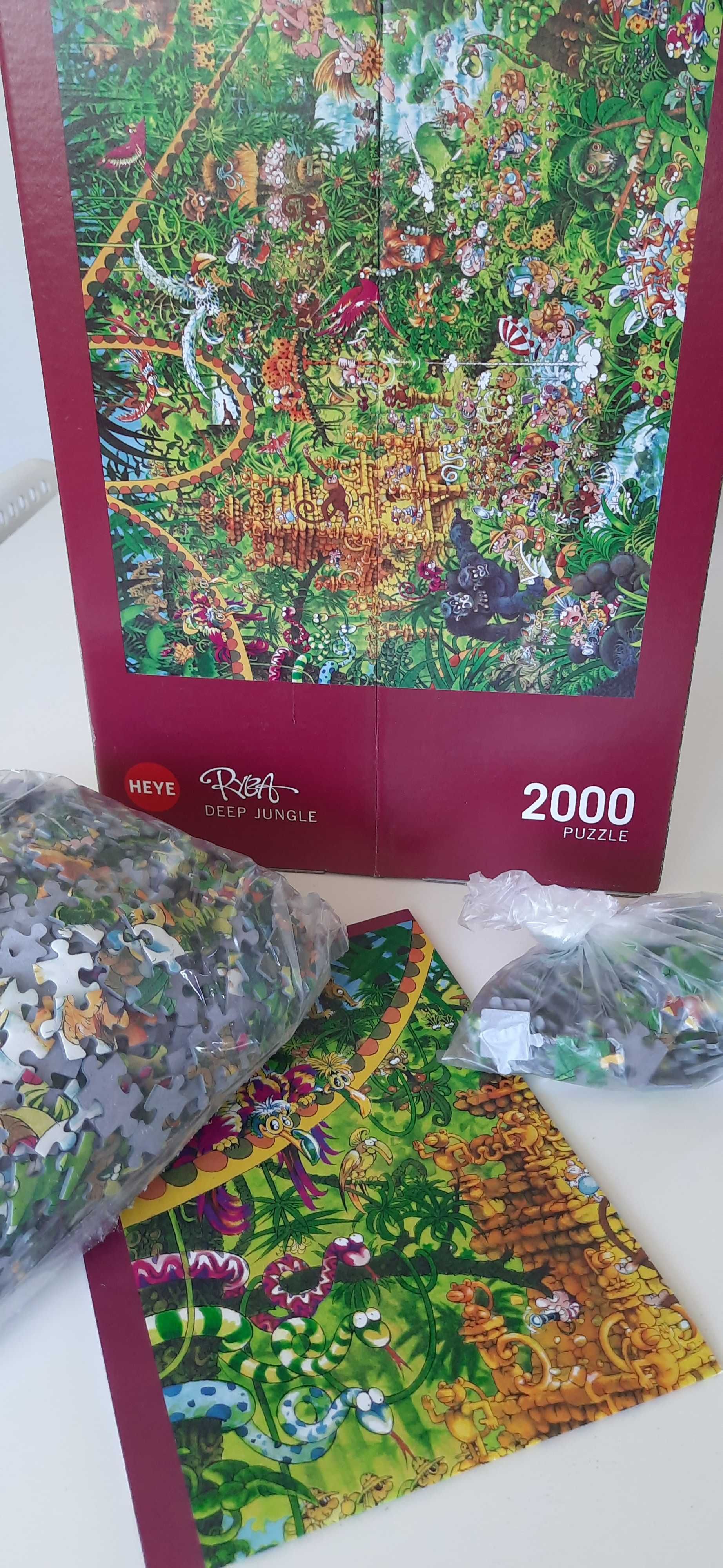 puzzle Heye 2000 - Michael Ryba, Deep Jungle (Głęboka dżungla)