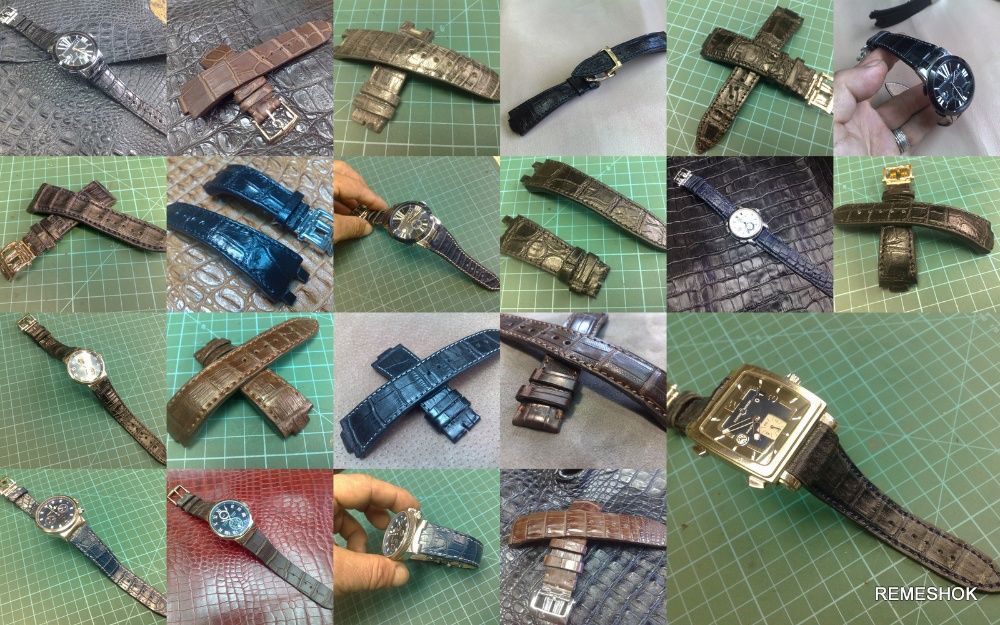 Ремешок для ВСЕХ Часов.Крокодил,Страус,Игуана,Скат.