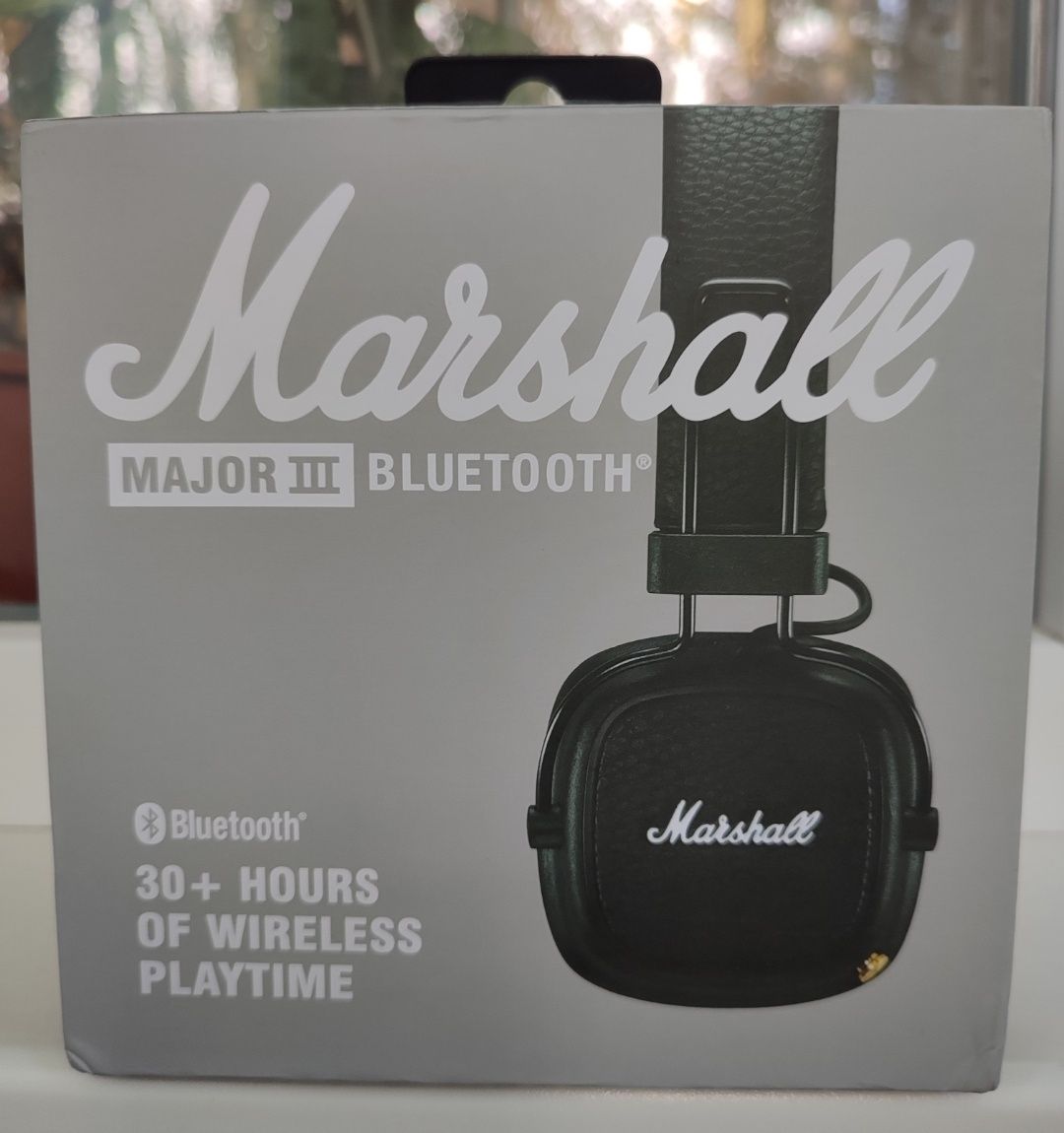 Наушники  Marshall Major III bluetooth black