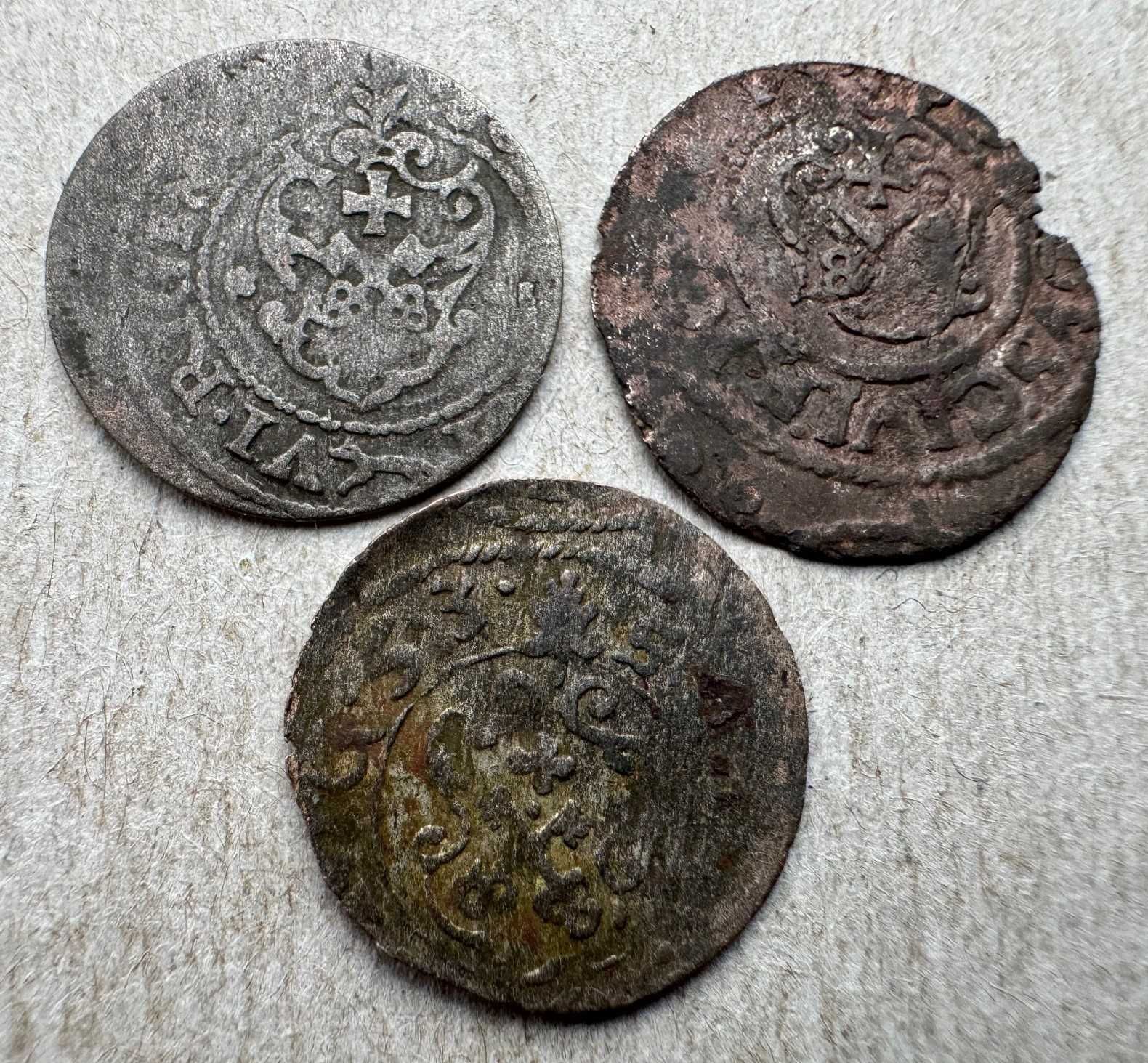 Монети солід (шеляг). Лівонія, Швецька окупація Риги