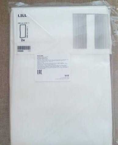 Тюль Лілль Ікеа фіранки декор вікна лилль Lill ikea