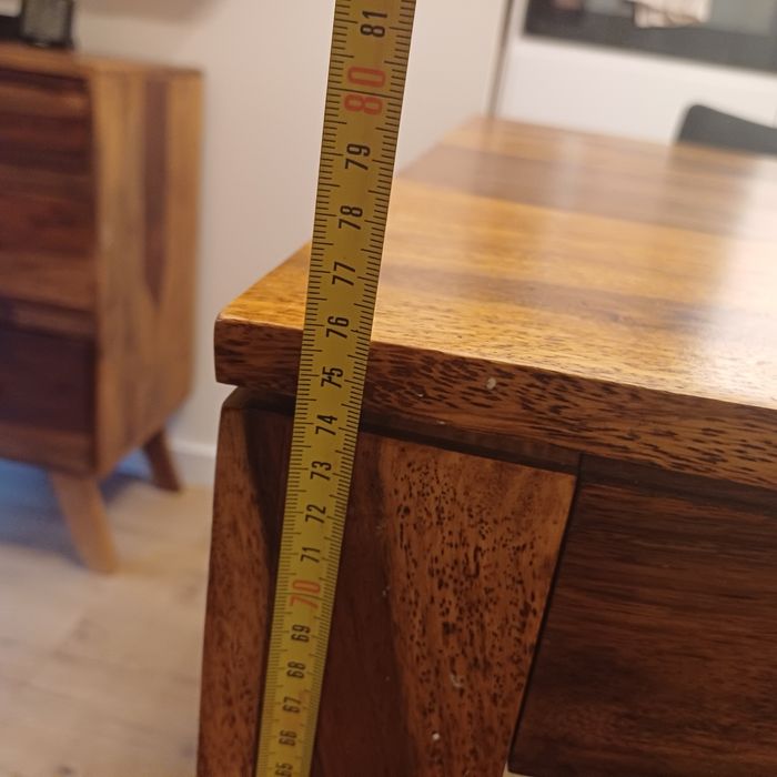 Stół drewniany rozkładany sheesham palisander lagos 120-200x80cm