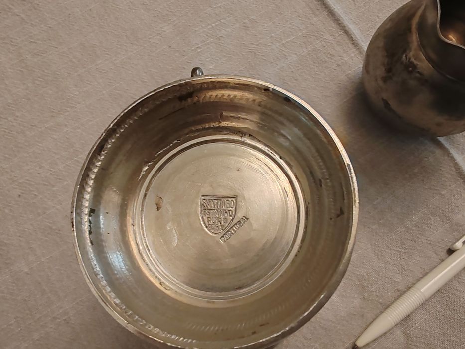 Conjunto de peças em estanho 95%