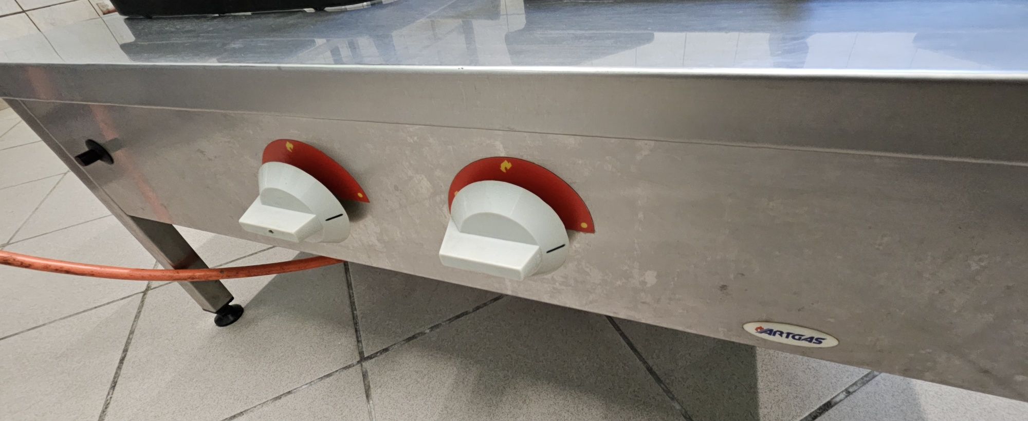 Taboret gazowy dwupalnikowy