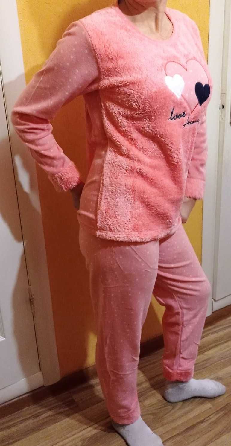 Пижама женская теплая махровая