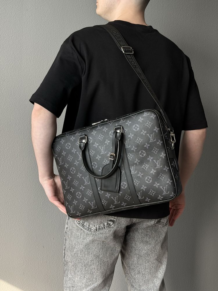 Чоловіча сумка Louis Vuitton мужская сумка для ноутбука барсетка клатч
