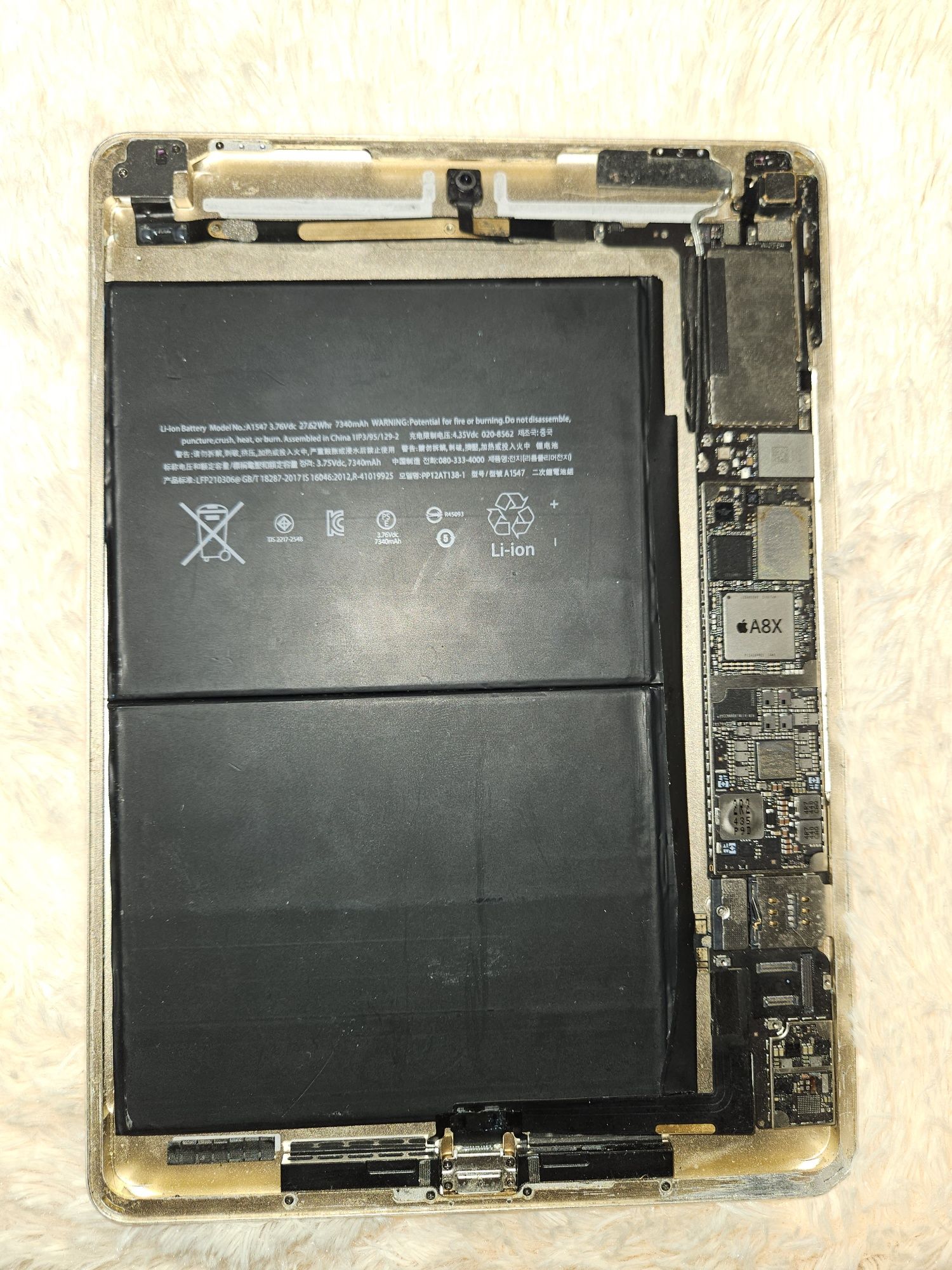 Корпус та батарея Apple Ipad Air2 A1566