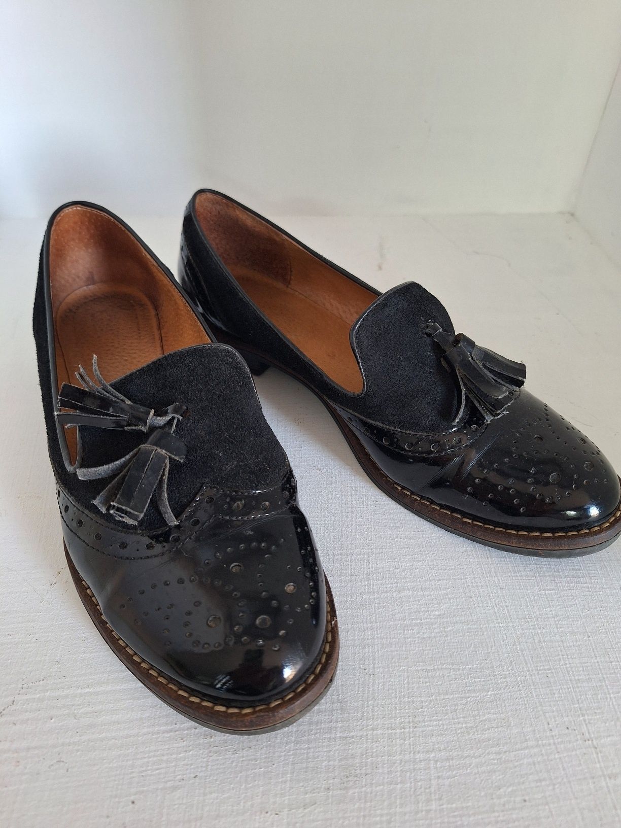Sapatos de estilo de lofer.