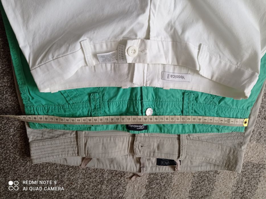 Spodenki spodnie 4 szt. rybaczki cargo zestaw komplet 40-42