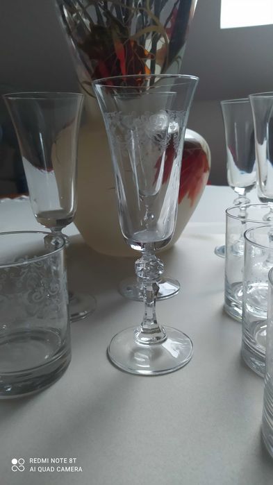 KROSNO-Zestaw kieliszków + szklanki