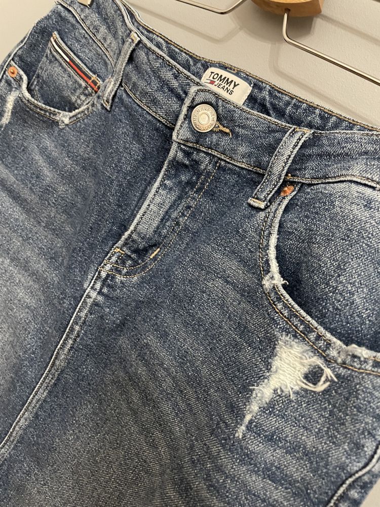 Tommy Hilfiger Spódnica Jeansowa Regular Fit 28