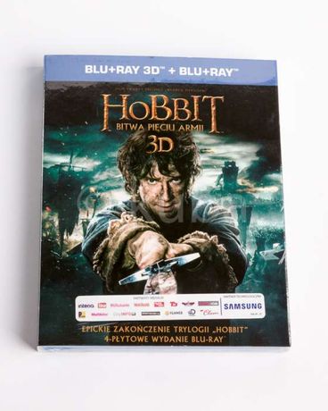 Hobbit Bitwa Pięciu Armii Blu Ray 3D wyd. 4-płytowe