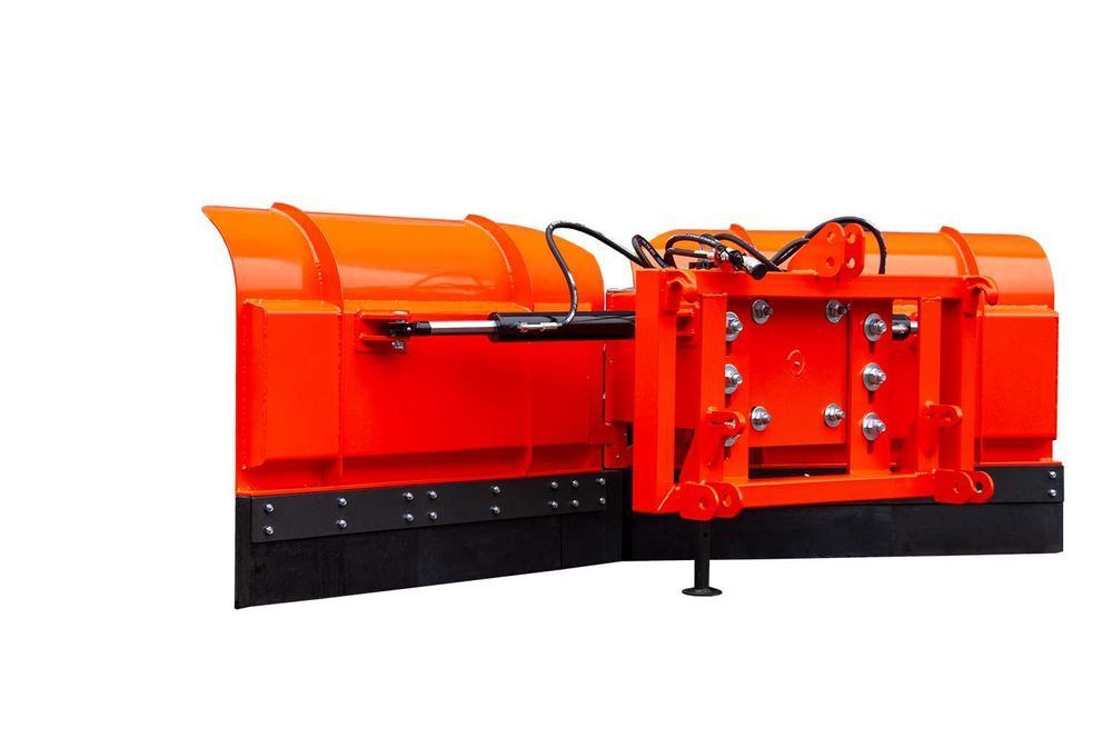 Pług śnieżny ciężki Metal Technik drogowy składany strzałka na parking