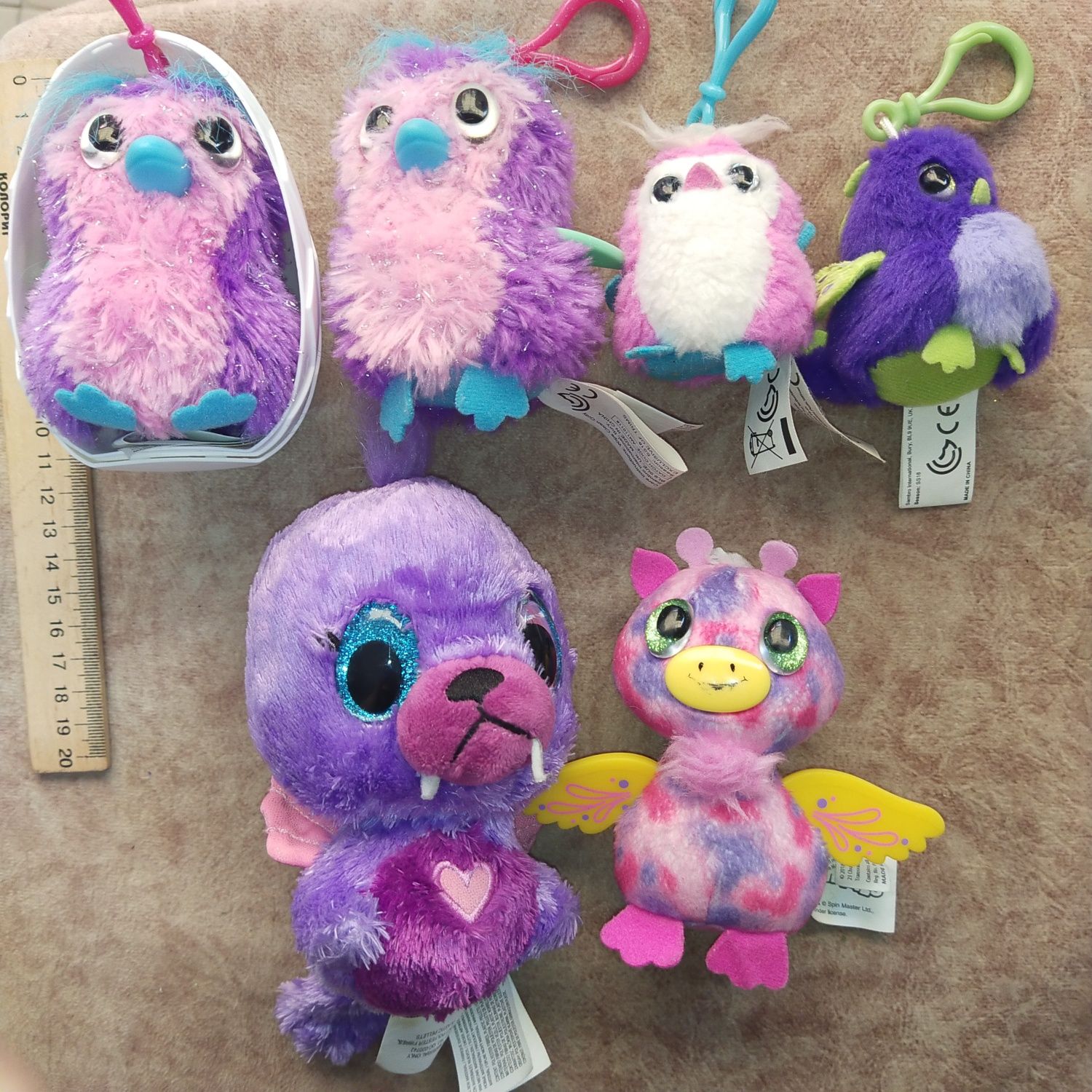 Фигурки мягкие игрушки Hatchimals Хетчималс животные