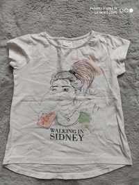 Biały t-shirt Zara