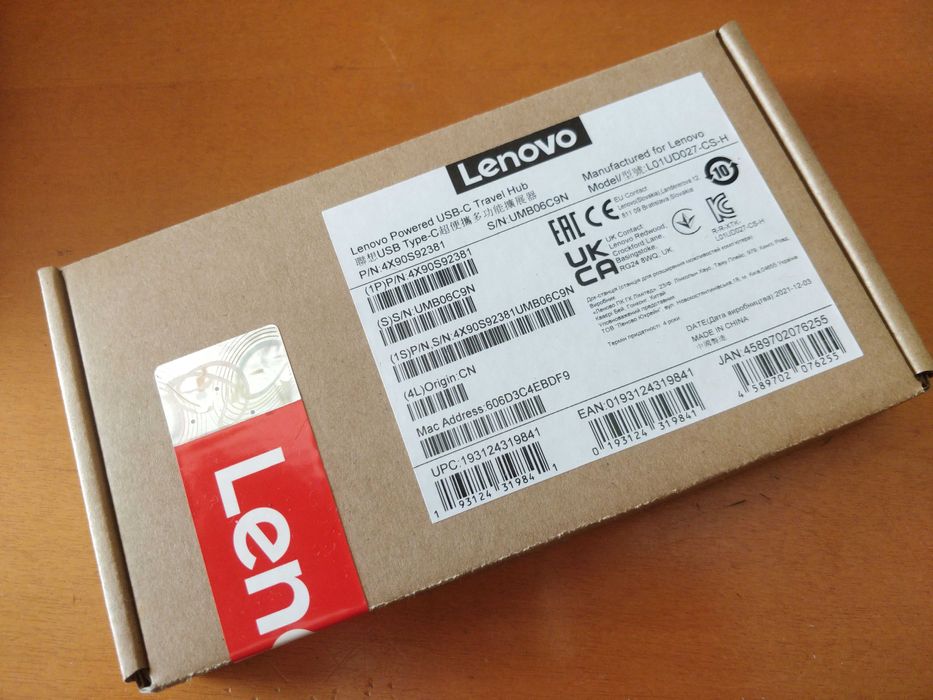 Hub usb novo - Lenovo Travel Hub