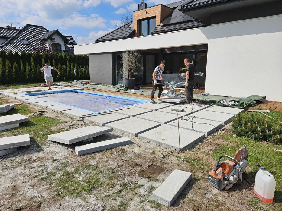 układanie kostki brukowej brukarstwo roboty ziemne odwodnienia projekt