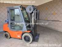 Wózek widłowy TOYOTA 7FGF30 Triplex Kabina Pozycjoner 7FG30 Linde