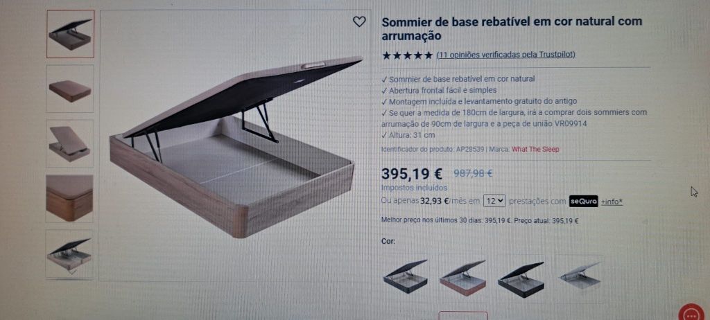 Camas casal sommier pikolin com mesas de cabeceira