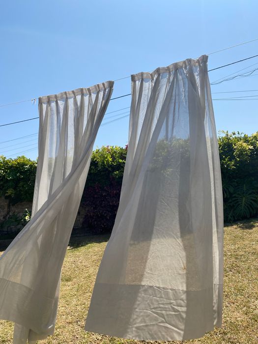Cortinas cinzentas