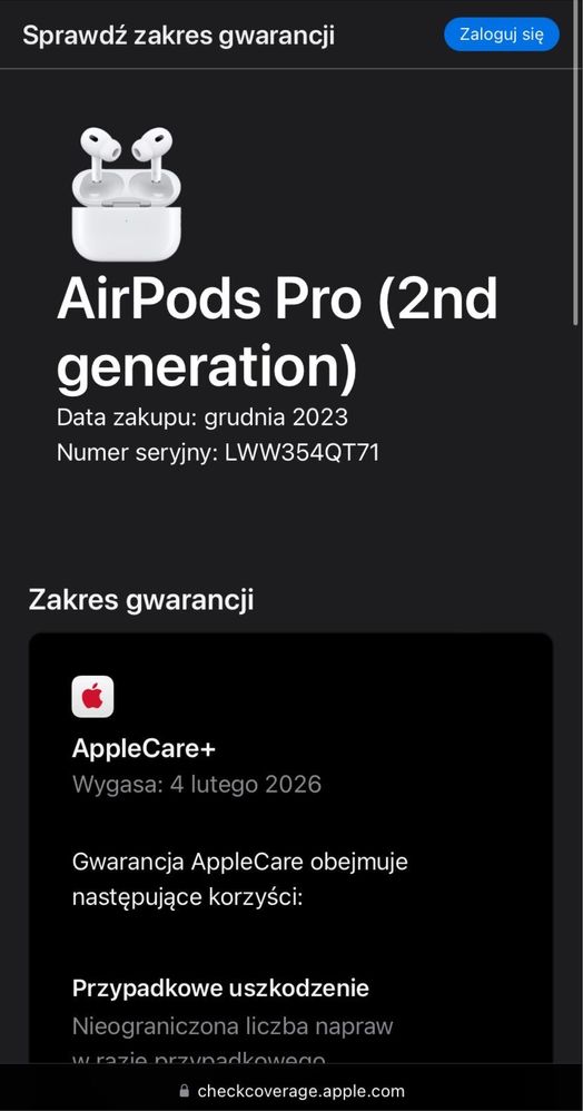 Słuchawki AirPods Pro 2